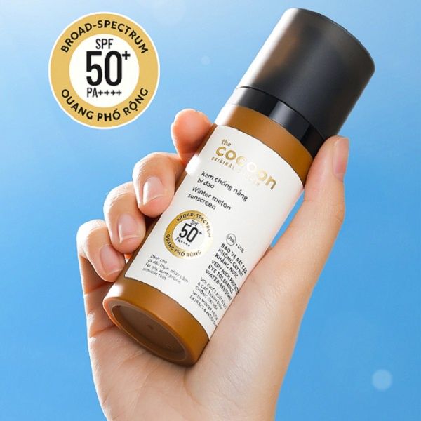 Cocoon Winter Melon broad spectrum sunscreen COCOON squash sunscreen spf 50 PA++++ 50ml