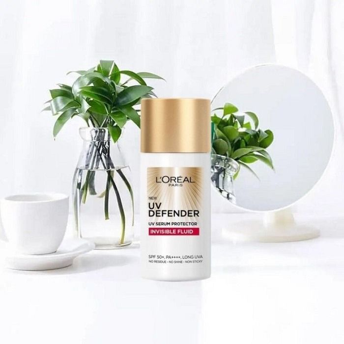 Kem chống nắng x20 thoáng da mỏng nhẹ L'Oreal Paris UV Defender Serum 50ml SPF 50++